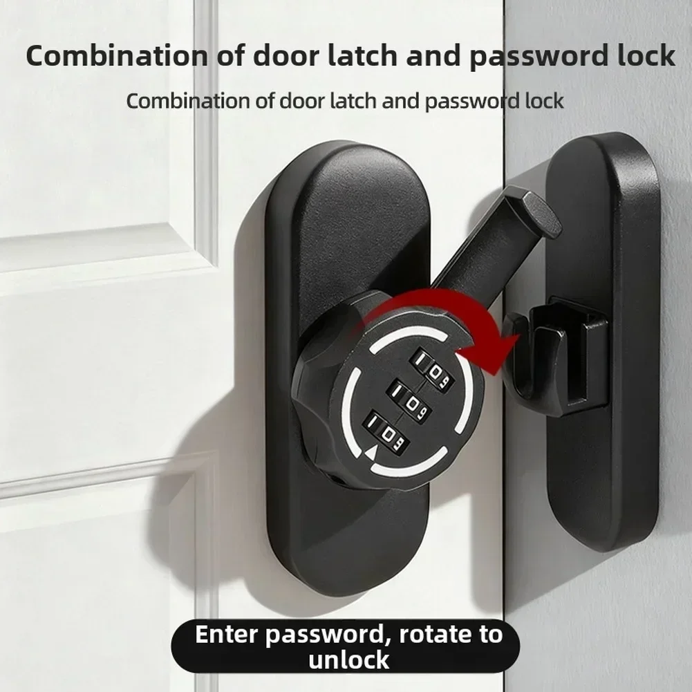 Furniture Sliding Door Hardware - Passwort Tür Riegel 90/180 Grad Scheune