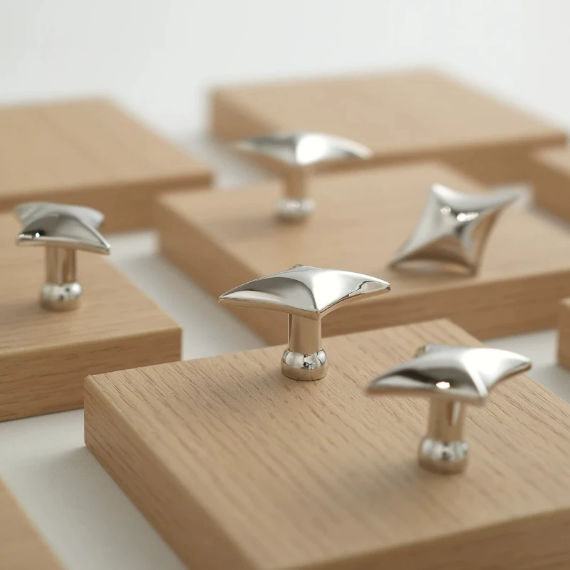 Unique Furniture Hardware Pulls - Kreative antike Kleiderschrankgriffe, einzigartige Küchenschrankgriffe, sternförmige