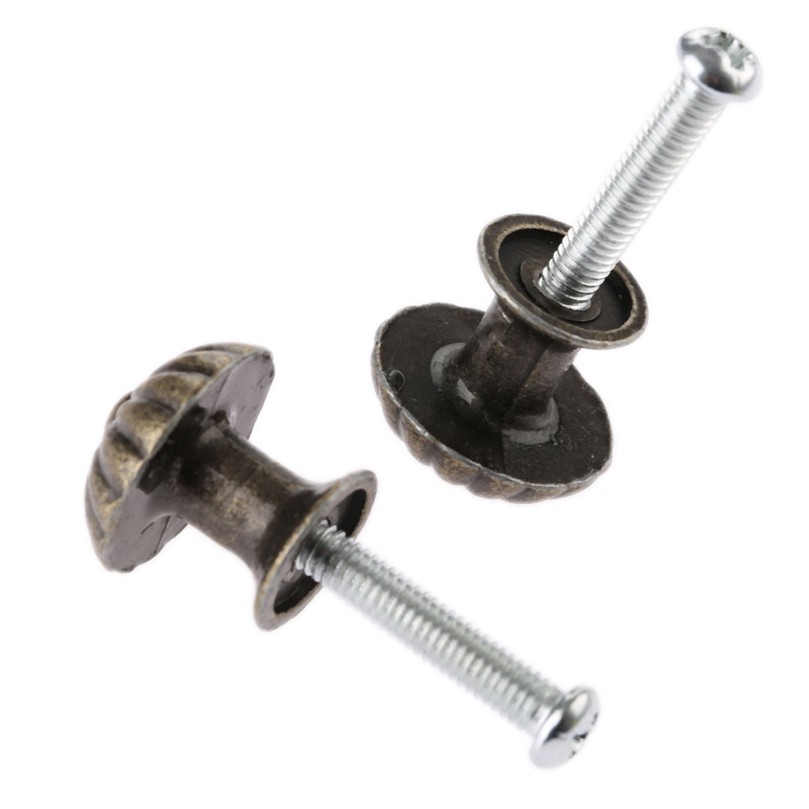 Cabinet Knob Round - 2 Stück 18*17mm Runder Vintage-Knopf Antik-Bronze