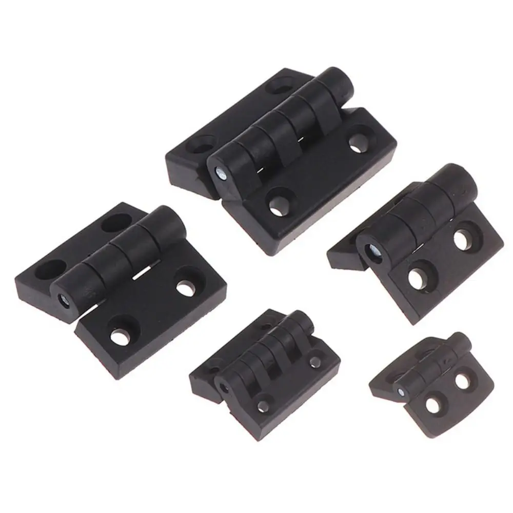 Furniture Hardware Black - Professionelles schwarzes ABS-Kunststoff-Türscharnier, langlebig, verschleißfest, Schrankbeschlag