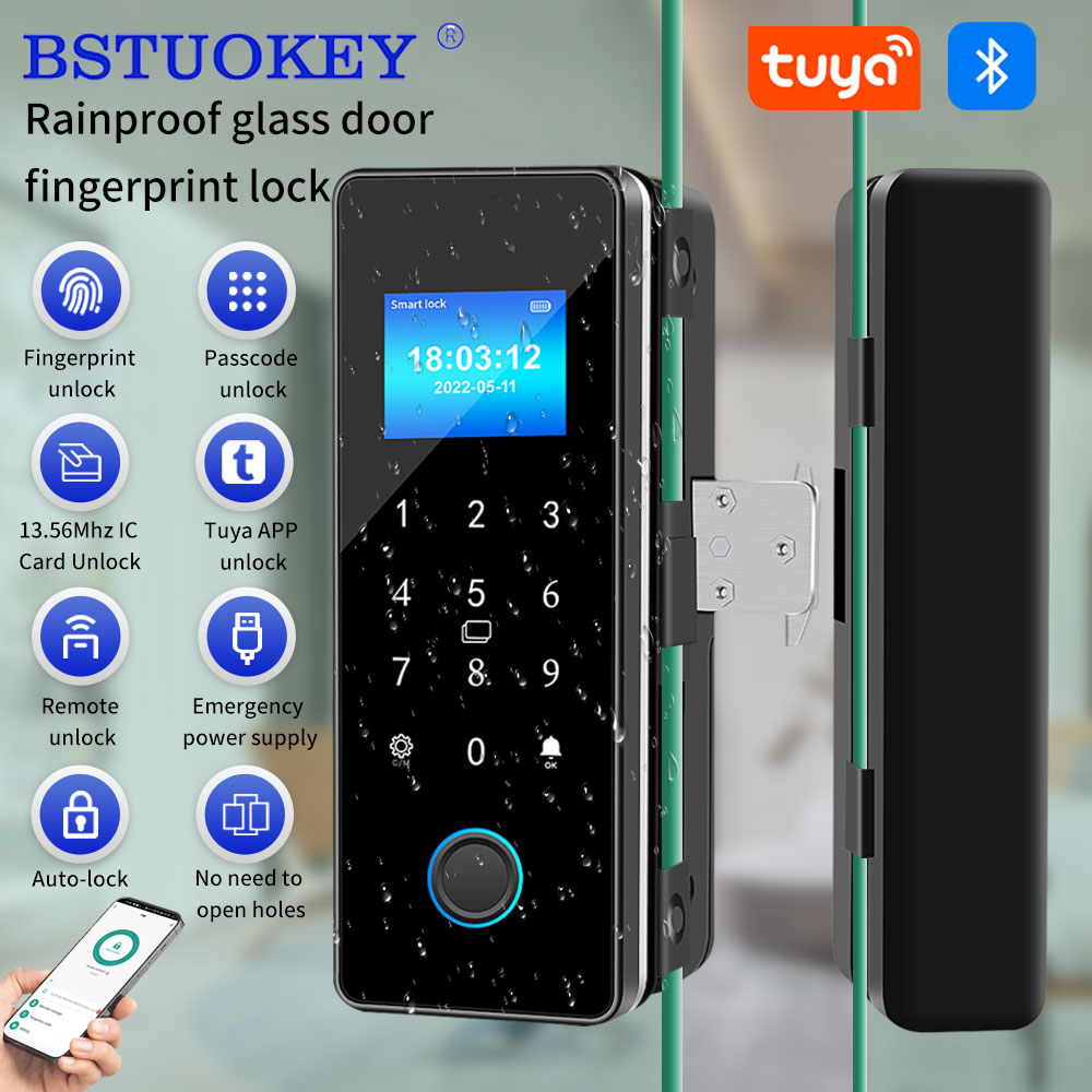 Furniture Sliding Door Hardware - Wasserdichte Tuya APP Control Schiebe Glas
