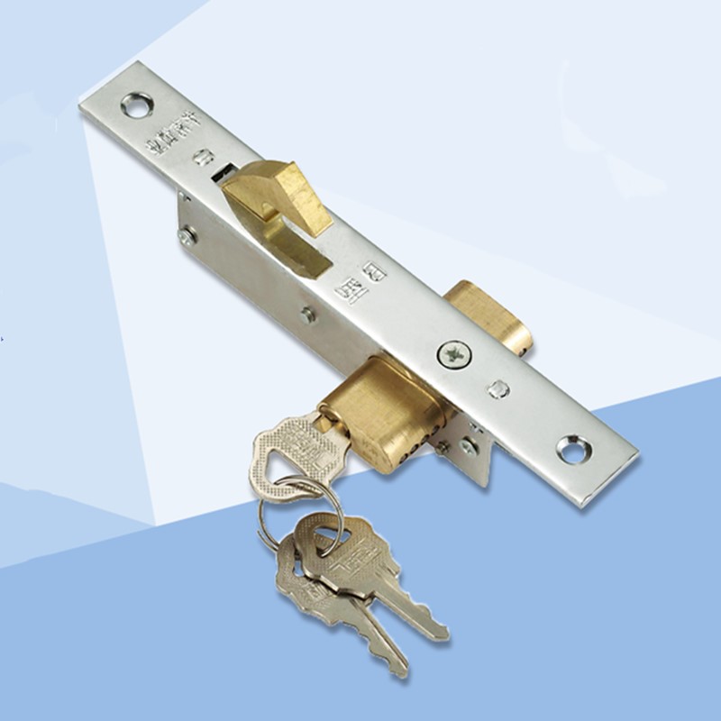Furniture Sliding Door Hardware - Türhakenschloss, Schiebetürschloss, Ersatz-Sicherheitsschloss mit Schlüsseln für