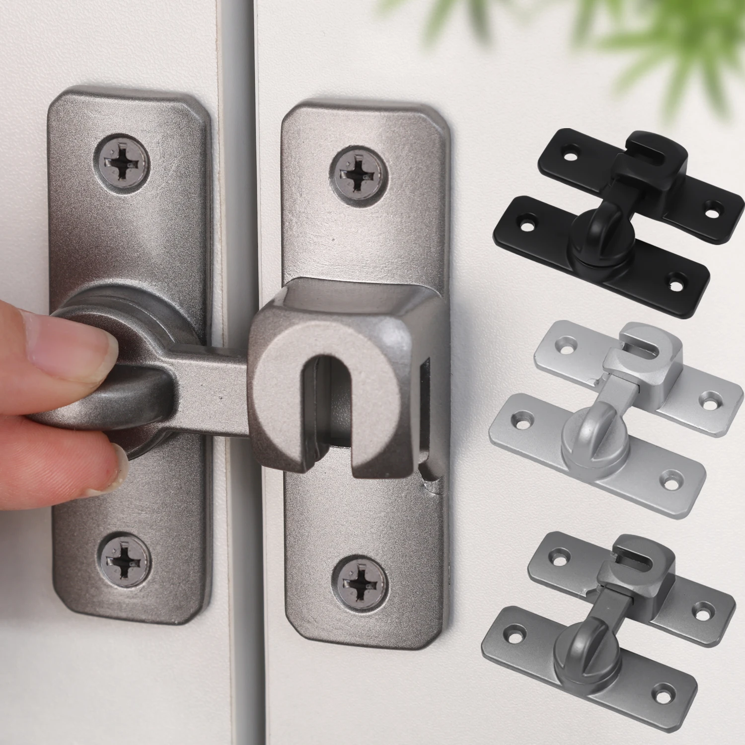 4/1er-Set Edelstahl-Hakenriege – Furniture Sliding Door Hardware Bewertung und Preis