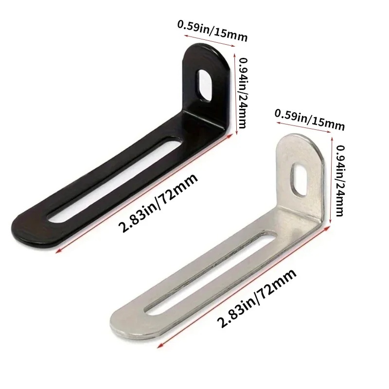 10 Stück L-förmige, verstellba – Furniture Hardware Black Bewertung und Preis