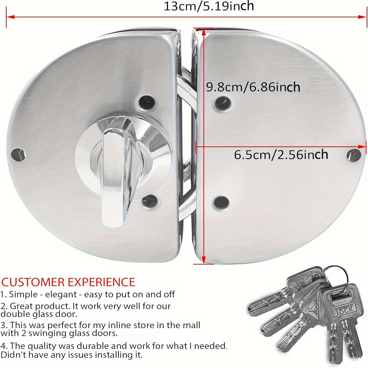 Geeignet für 1/2 Zoll Glas, 10 – Furniture Sliding Door Hardware Bewertung und Preis