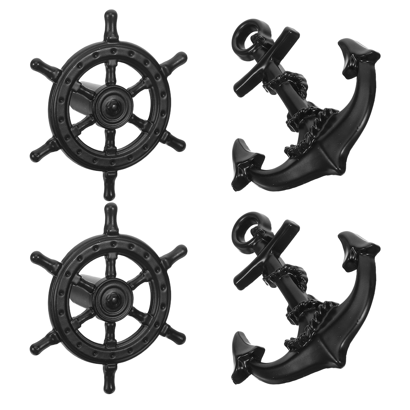 4 Stück Schwarze Vintage-Schub – Furniture Hardware Black Bewertung und Preis