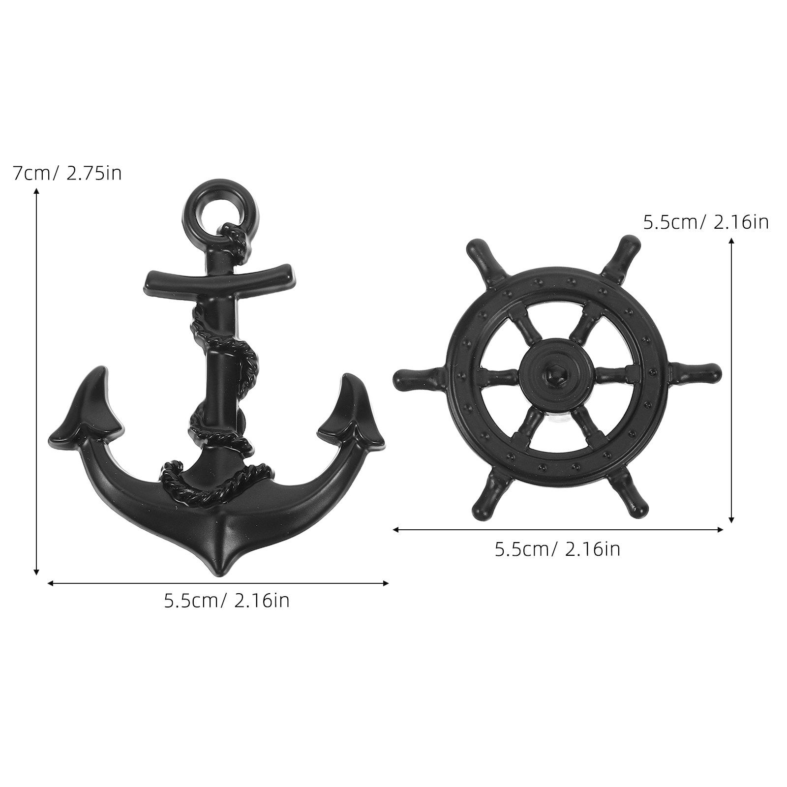 4 Stück Schwarze Vintage-Schub – Furniture Hardware Black Bewertung und Preis