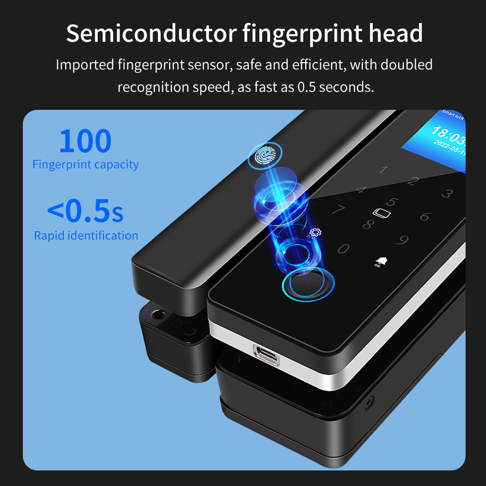 Wasserdichte Tuya APP Control  – Furniture Sliding Door Hardware Bewertung und Preis