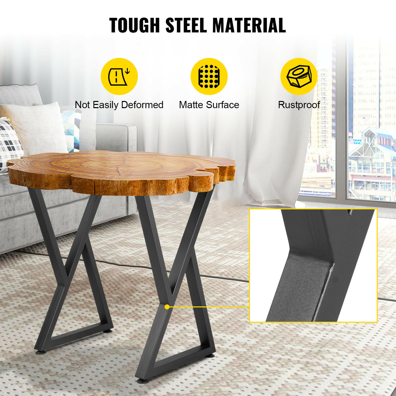 Z-förmige Metalltischbeine 28x – Z. A. Furniture Bewertung und Preis