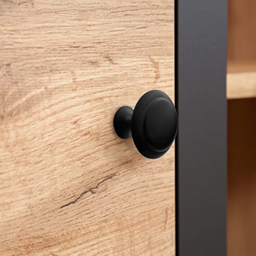 12er-Pack schwarze runde Schra – Cabinet Knob Round Bewertung und Preis