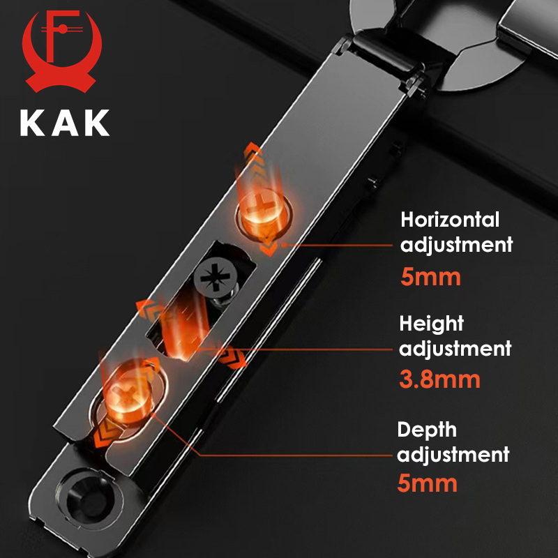 KAK 2 Stück versteckte hydraul – Furniture Hardware Black Bewertung und Preis