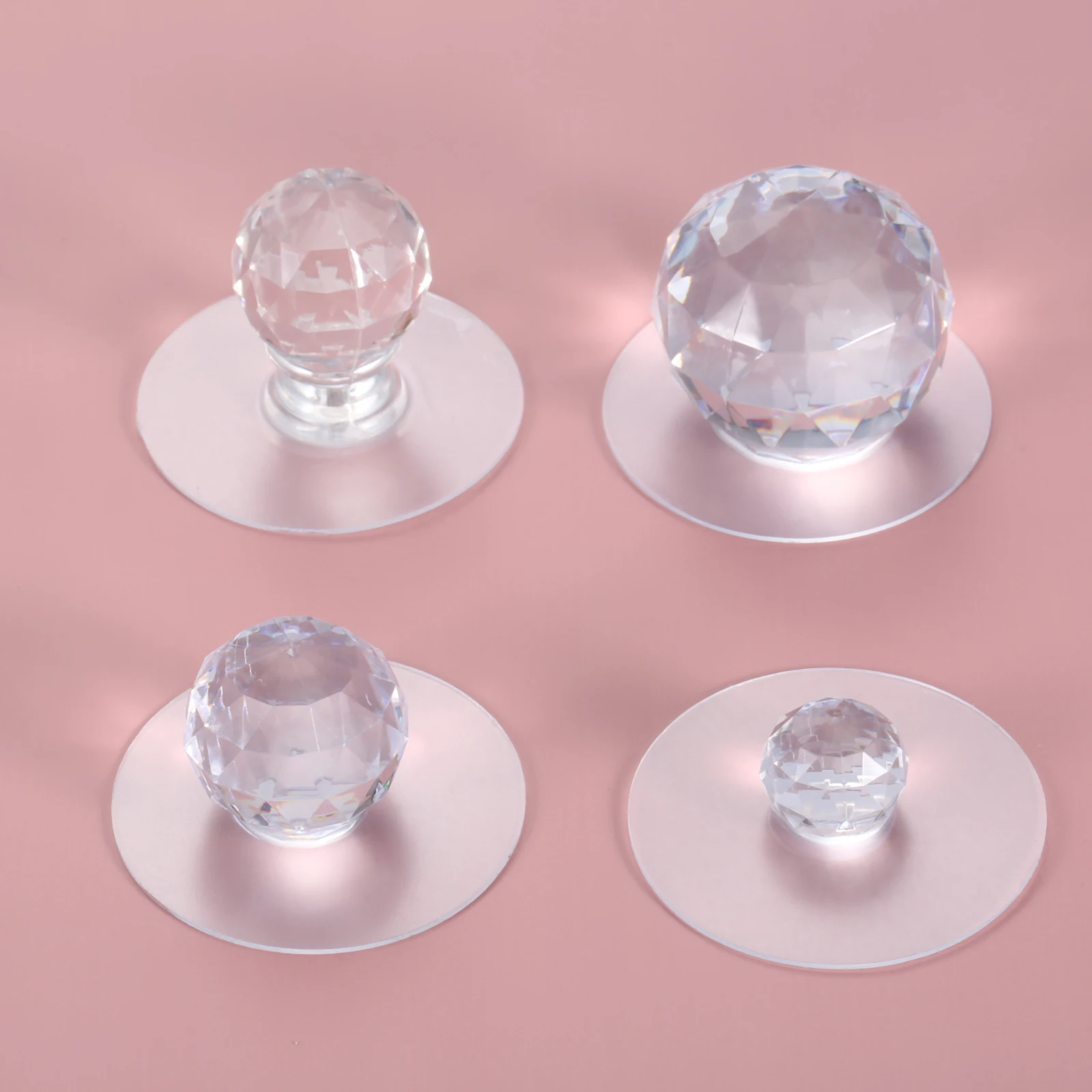 2 oder 1 Stück bohrfrei transp – Cabinet Knob Round Bewertung und Preis