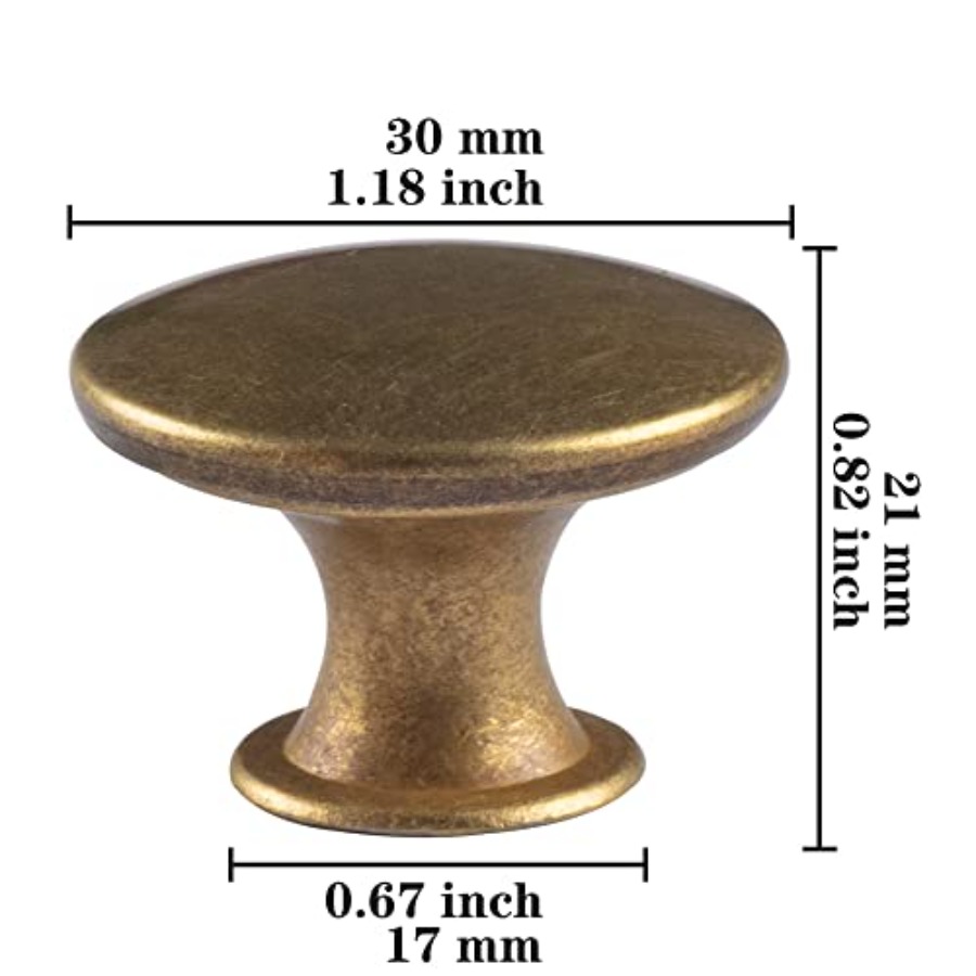 6er-Pack Runde Küchenschrankkn – Cabinet Knob Round Bewertung und Preis