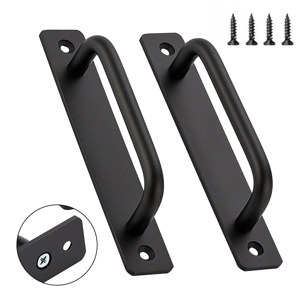 2Pcs Tür Pull Griffe Aluminium – Furniture Hardware Black Bewertung und Preis