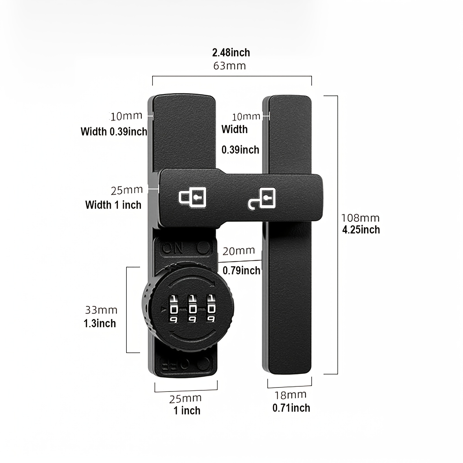 Passwort-Türschloss und Riegel – Furniture Sliding Door Hardware Bewertung und Preis