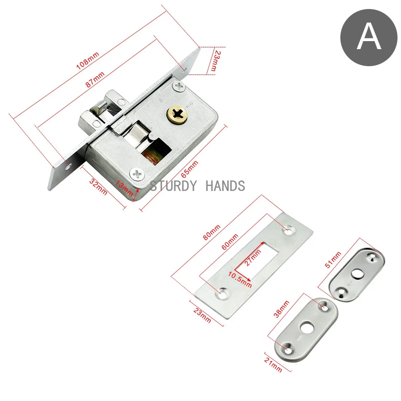 Legierung Pin Lock Schiebetür  – Furniture Sliding Door Hardware Bewertung und Preis
