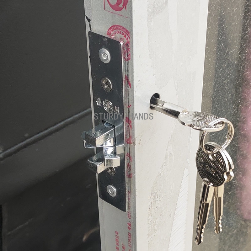 Legierung Pin Lock Schiebetür  – Furniture Sliding Door Hardware Bewertung und Preis
