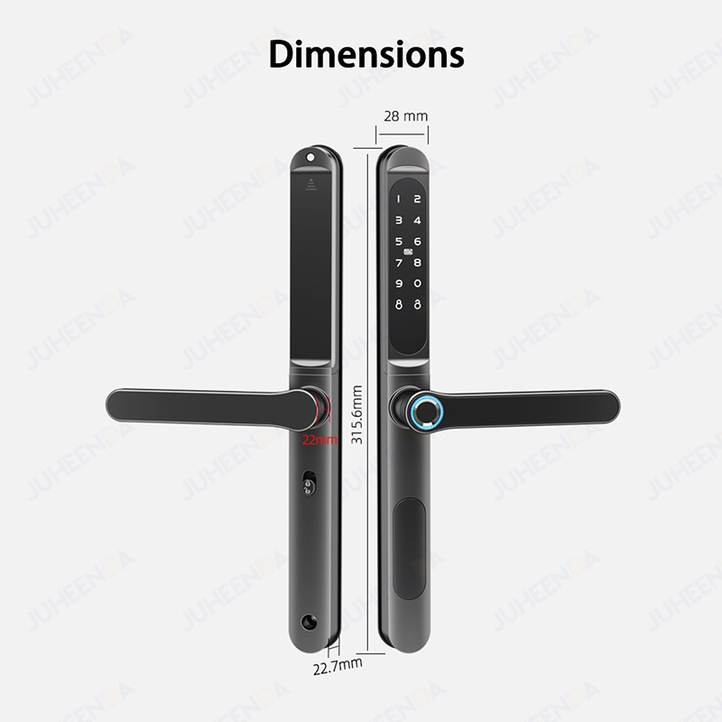 Ttlock app smart aluminium tür – Furniture Sliding Door Hardware Bewertung und Preis